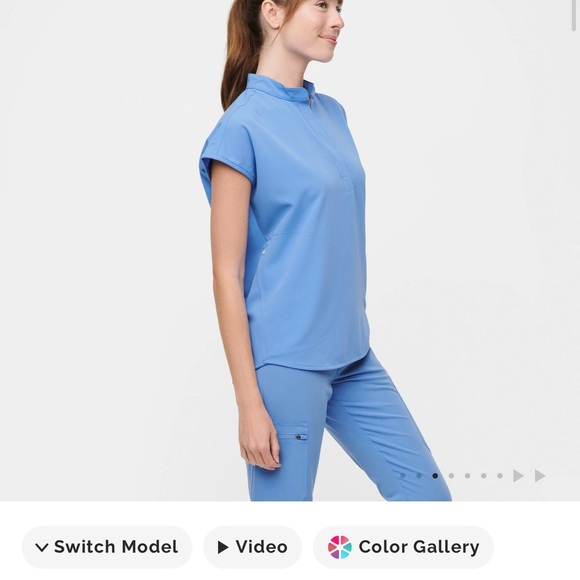 FIGS Rafaela Oversized Scrub Top - Picture 7 of 11